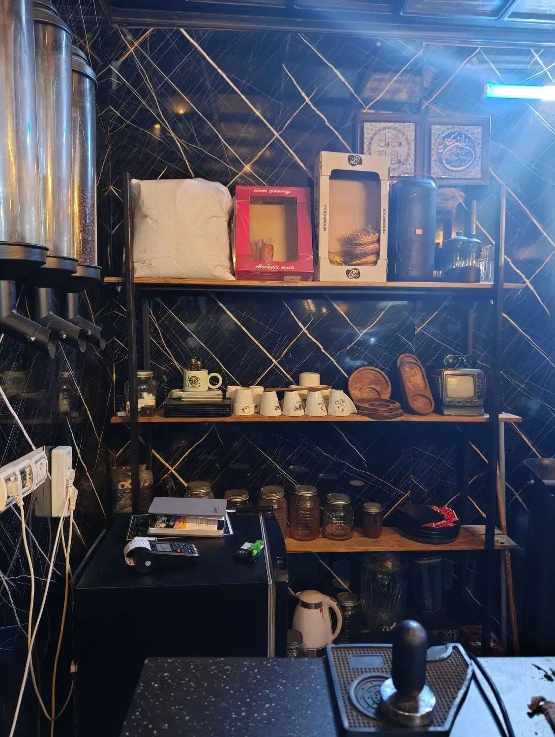 تابلو کافه قفسه و دیوار پوش ماربل 12 ترمو وال 4عدد|فروشگاه و مغازه|قرچک, مهدیه|دیوار