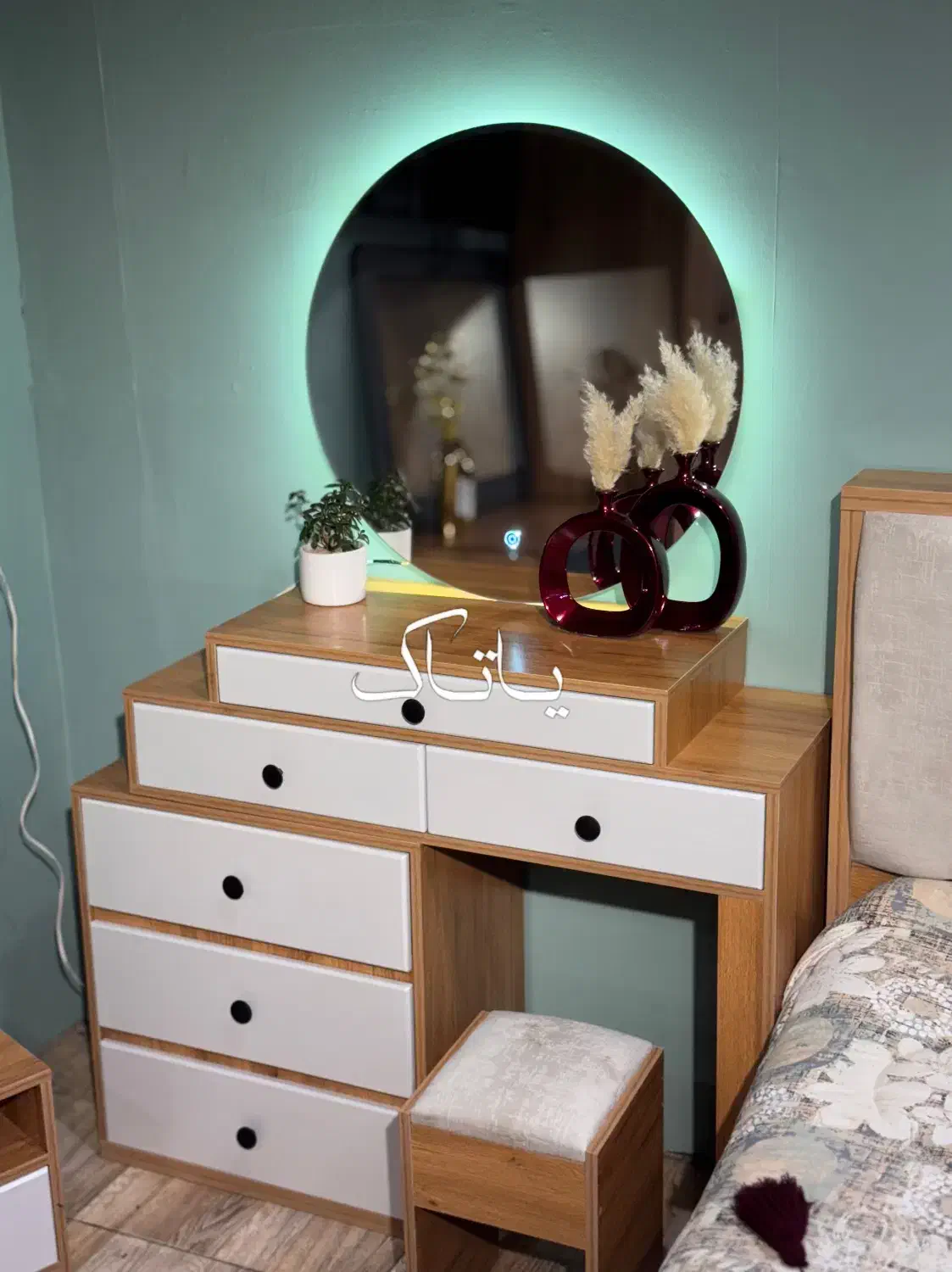 سرویس خواب دونفره روکو تمام mdf|تخت و سرویس خواب|تهران, شهرک ولیعصر جنوبی|دیوار