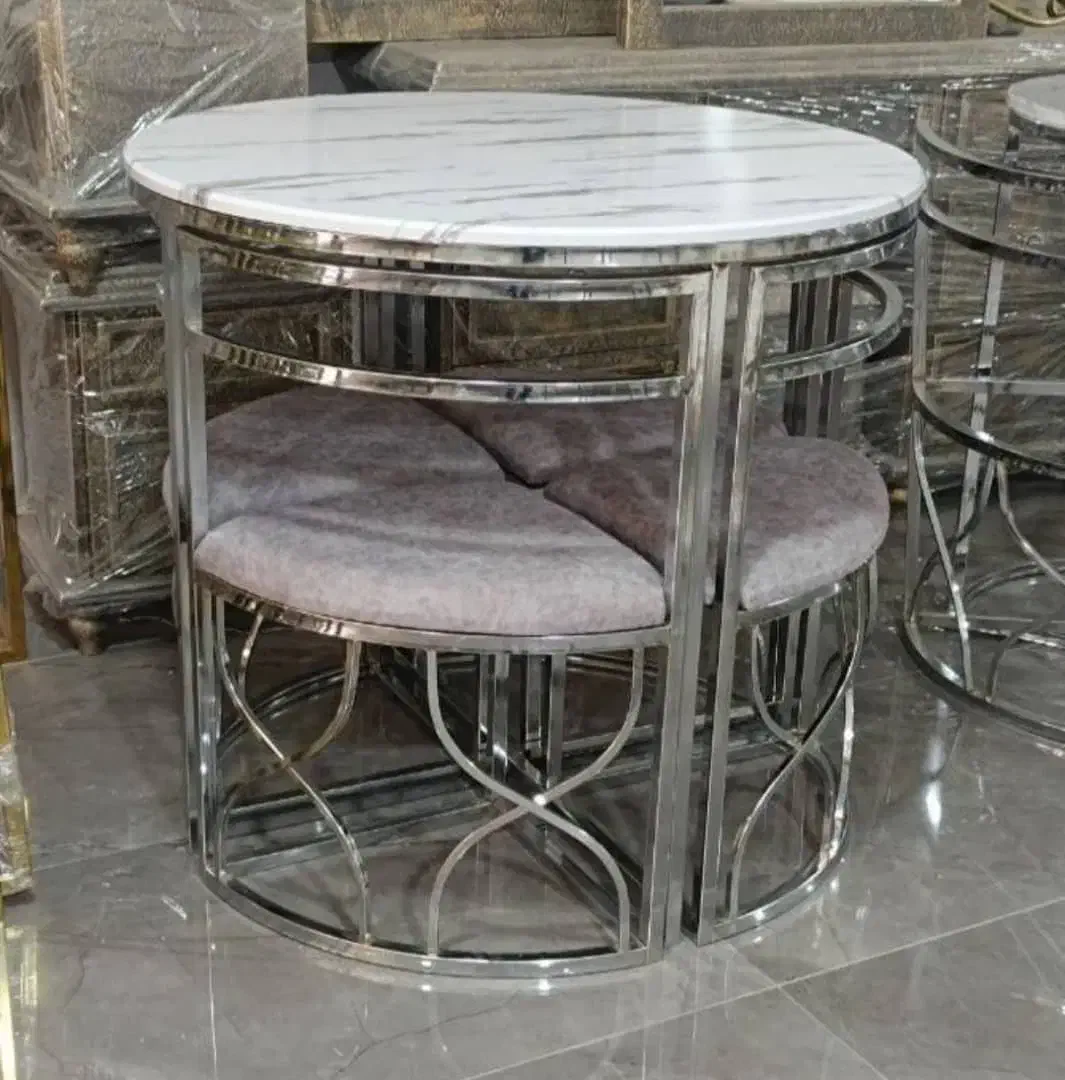 میز ناهارخوری فلزی|میز و صندلی غذاخوری|تهران, صاحب الزمان|دیوار