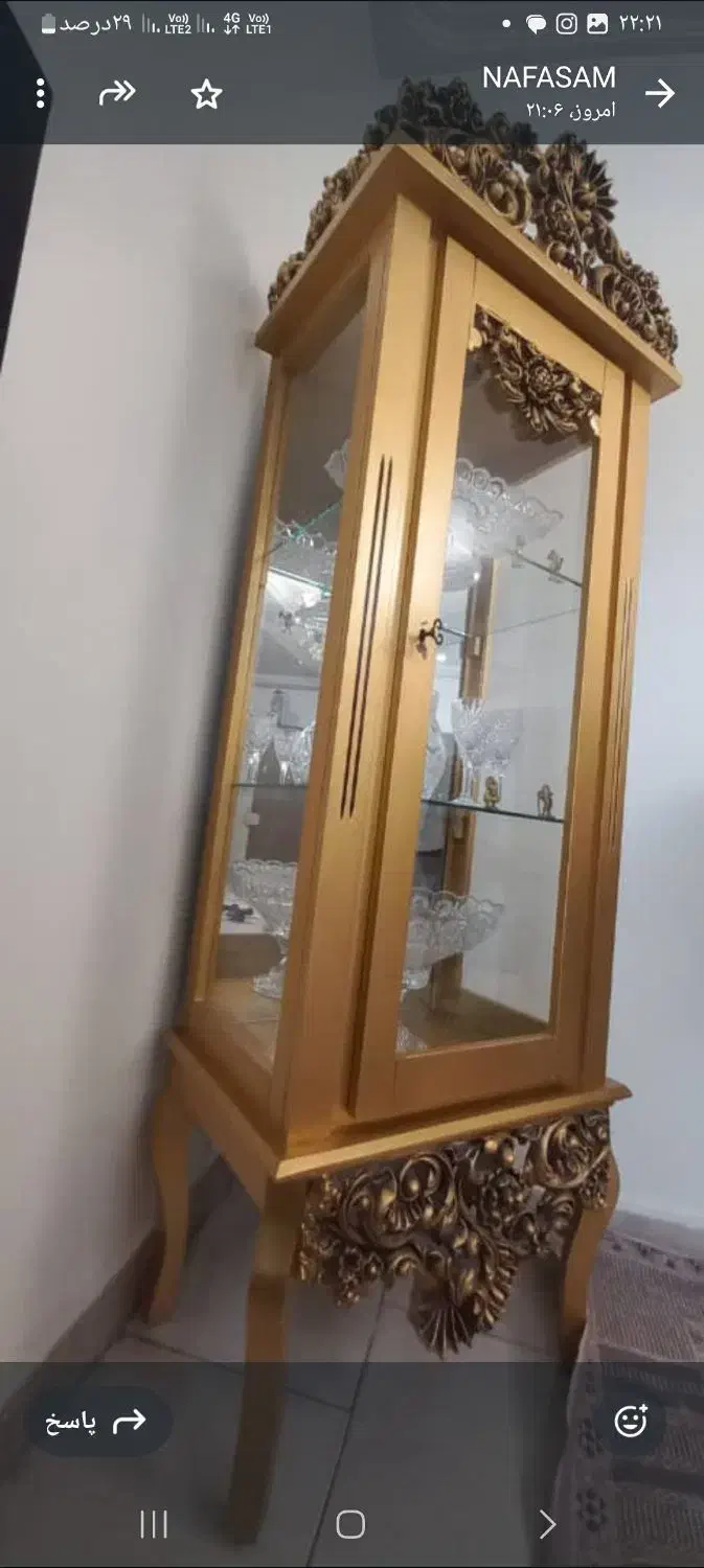 ویترین جمع وجور|بوفه، ویترین، کنسول|باقرشهر, |دیوار