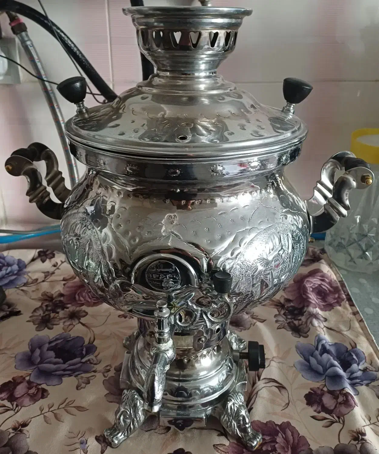 سماور ۸ لیتری|سماور، چای‌ساز، قهوه‌ساز|قروه, |دیوار