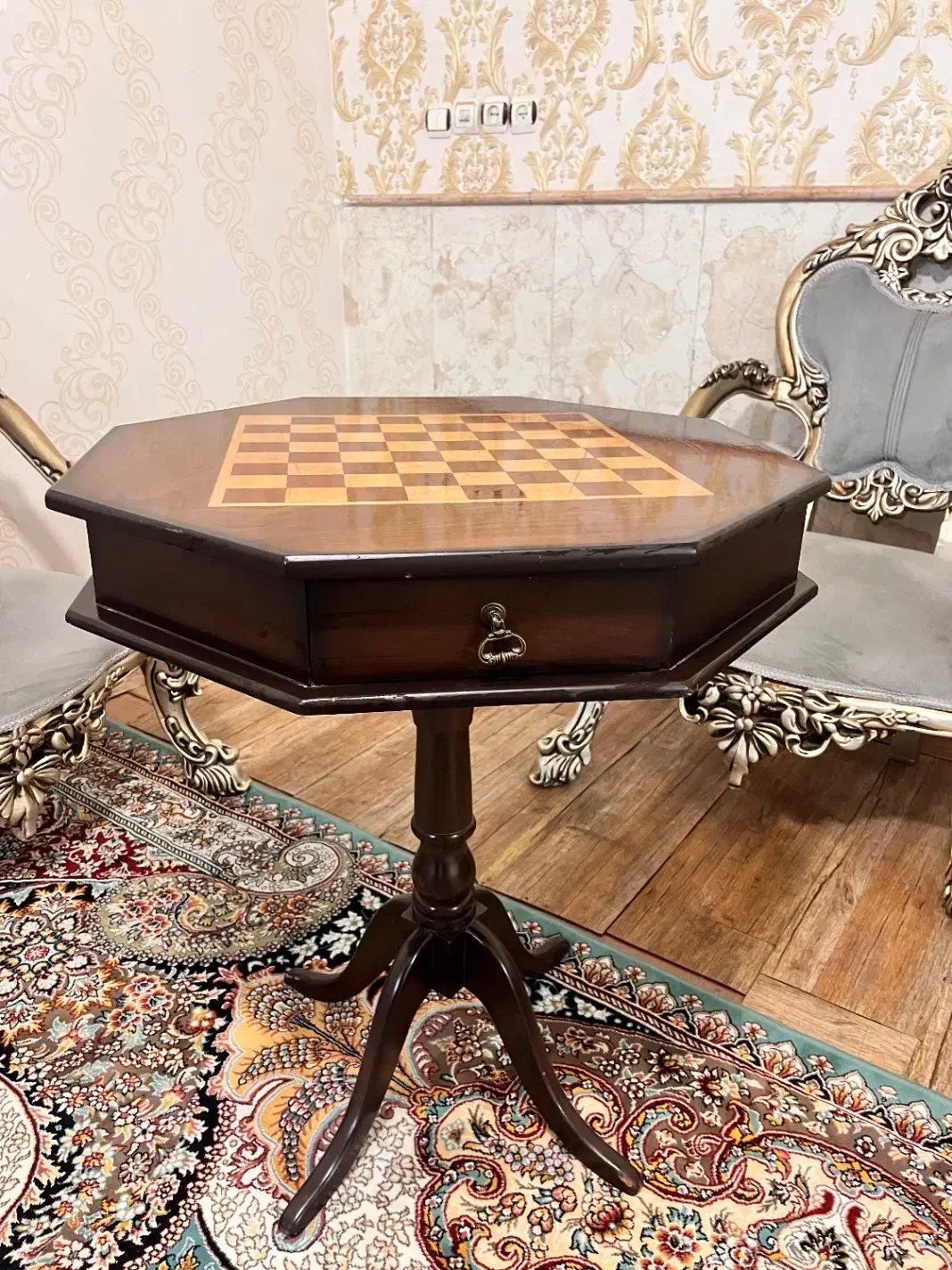 میز شطرنج چوبی|مبلمان خانگی و میز عسلی|کرمانشاه, |دیوار