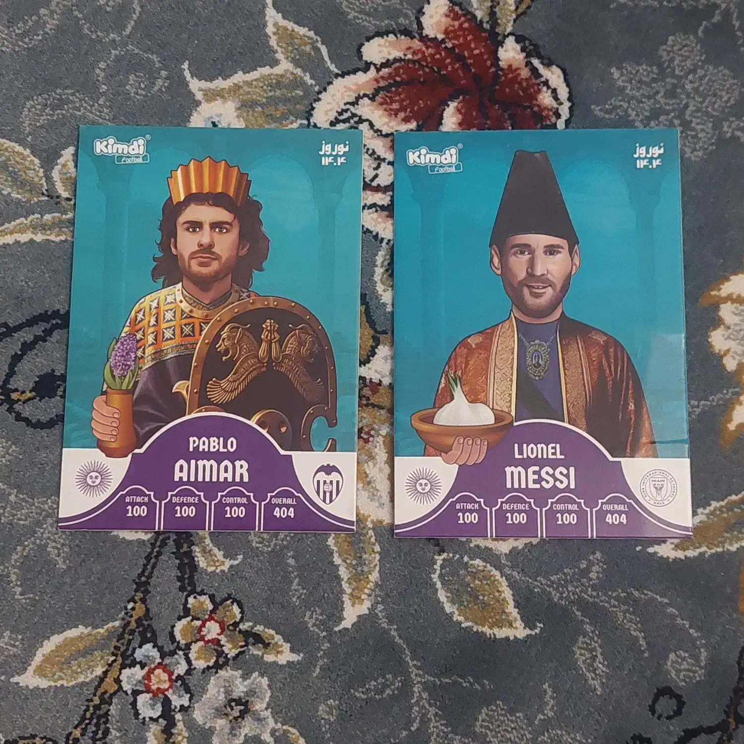 مسی و پابلو آمار نوروزی کیمدی|کلکسیون و سرگرمی|تهران, قزل قلعه|دیوار