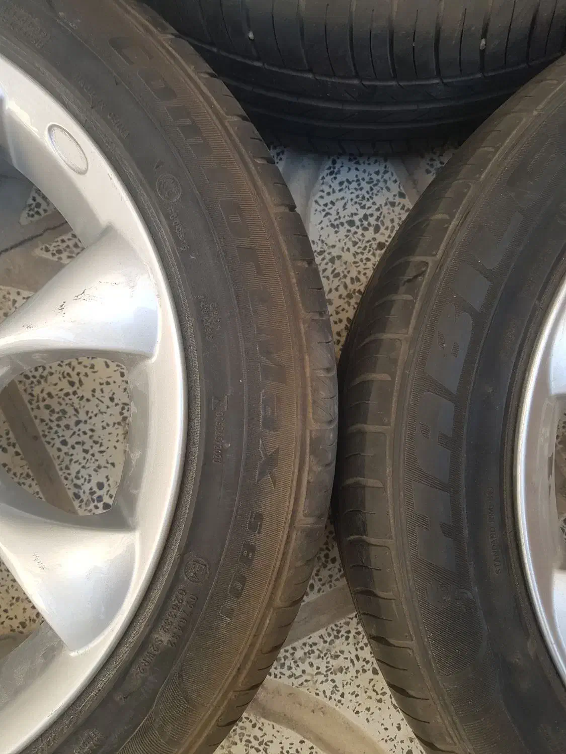 رینگ و لاستیک الومینیومی سایز ۱۶|قطعات یدکی و لوازم جانبی|خاوران, |دیوار