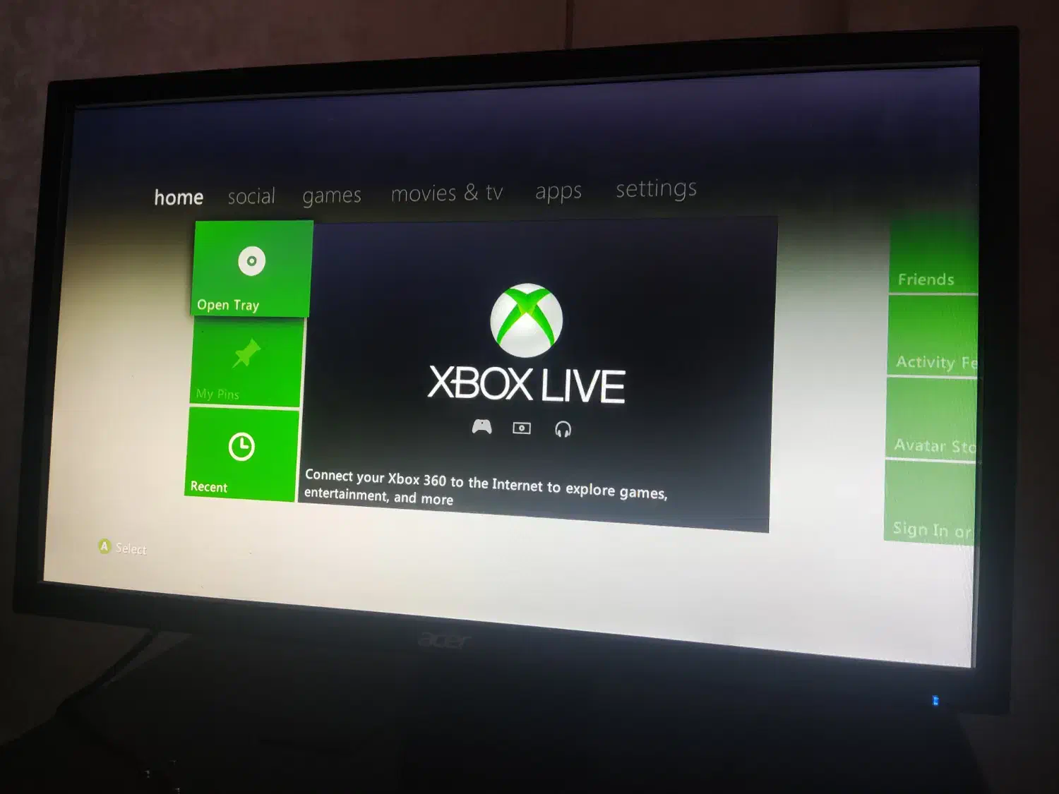 مانیتور ۲۲ اینچ acer|رایانه رومیزی|مشهد, حسابی جنوبی (شهرک غرب)|دیوار