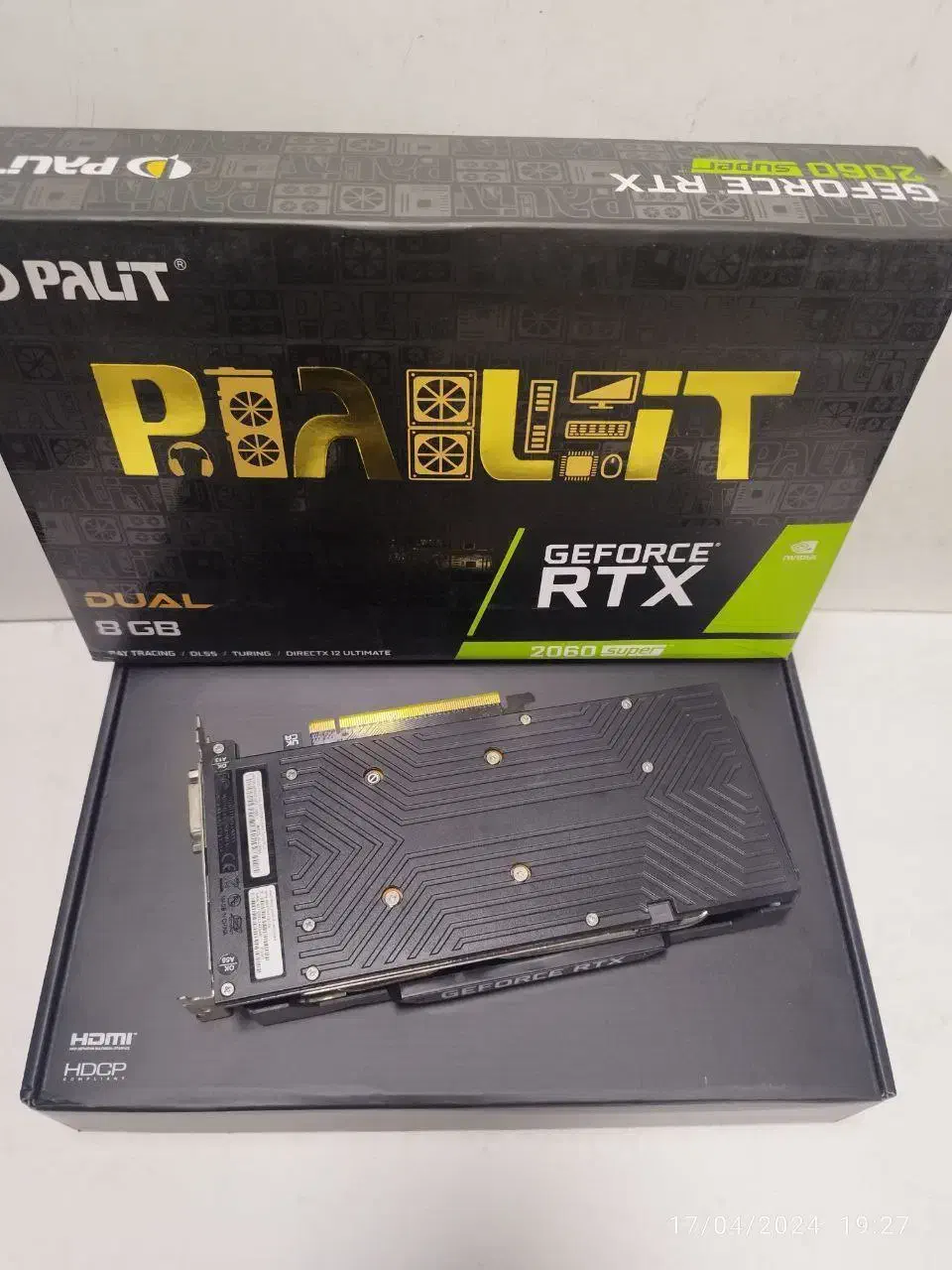 کارت گرافیک palit 2060 super 8G ماین نشده تضمینی|قطعات و لوازم جانبی رایانه|تهران, شیخ هادی|دیوار