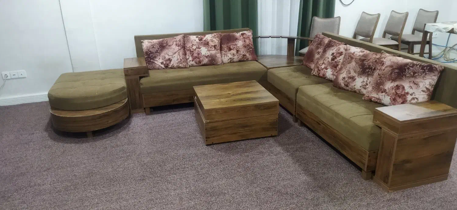 مبل هفت نفره|مبلمان خانگی و میز عسلی|شوش, |دیوار