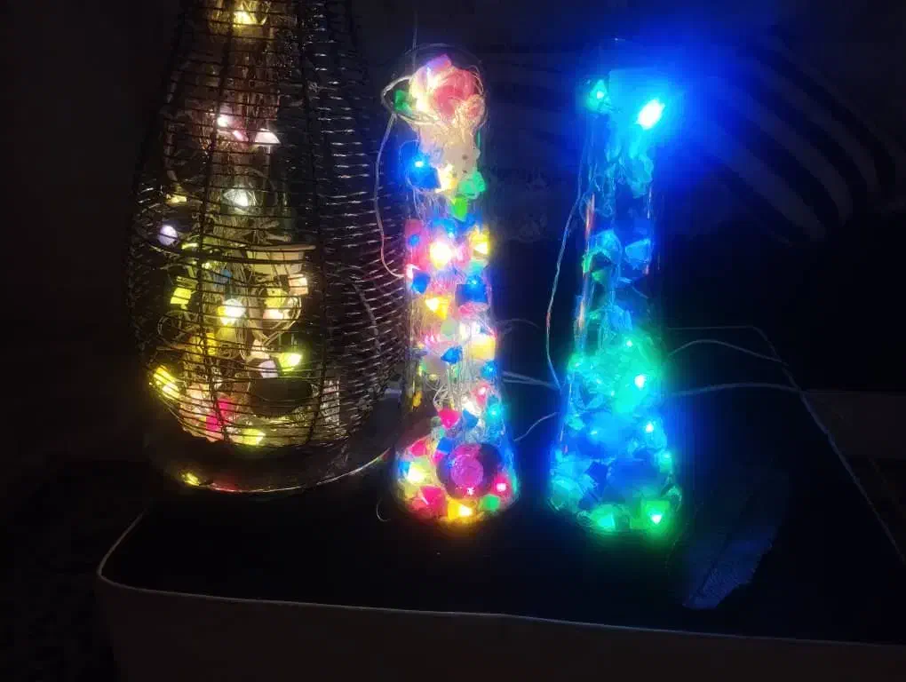 چراغ خواب|ریسه و چراغ تزئینی|لاهیجان, بازکیاگوراب|دیوار