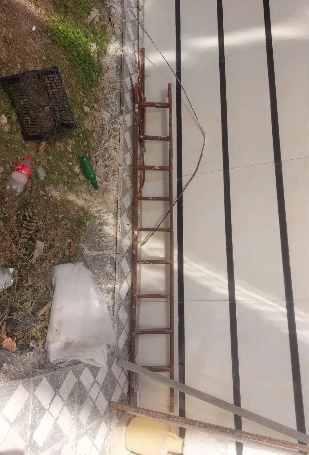 نردبان آهنی قوی|مصالح و تجهیزات ساختمان|گرگان, |دیوار