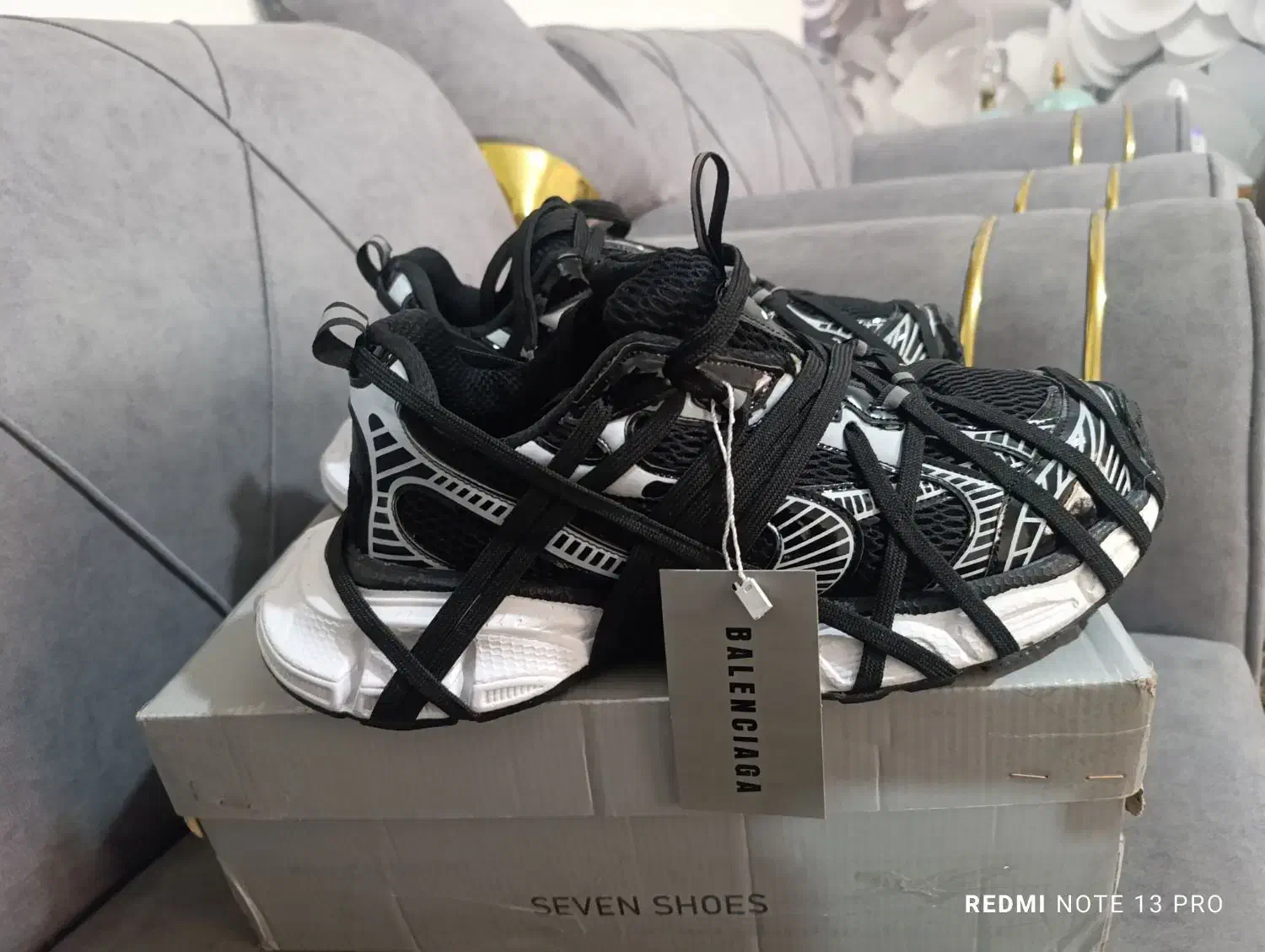 کتونی بالنسیاگا اسپایدر آکبند خفن|کیف، کفش، کمربند|قم, باجک سه|دیوار