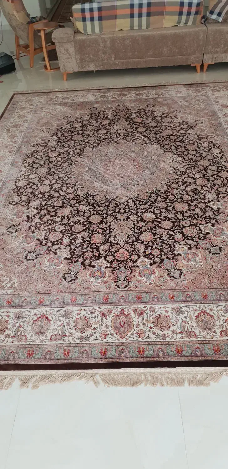 دو تخته فرش ۱۲ و ۶ متری کاملا نو|فرش|رشت, معلم|دیوار