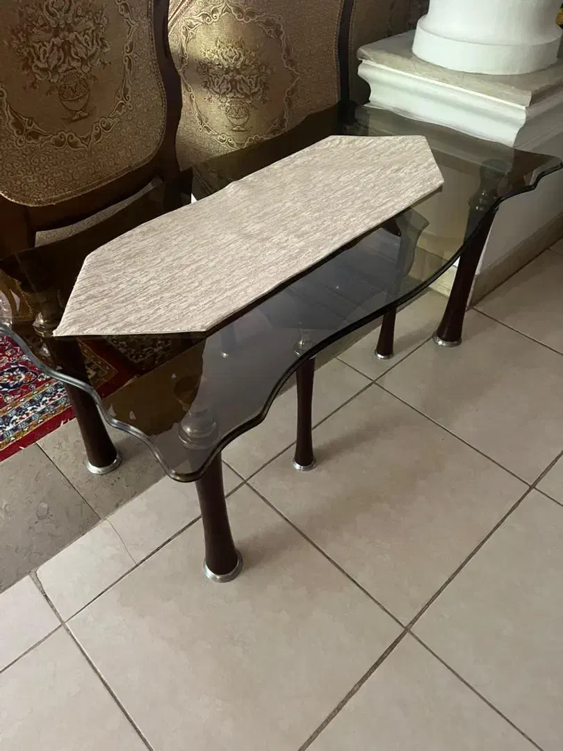 میز جلو مبلی بزرگ و عسلی کوچک|مبلمان خانگی و میز عسلی|شیراز, ستارخان|دیوار