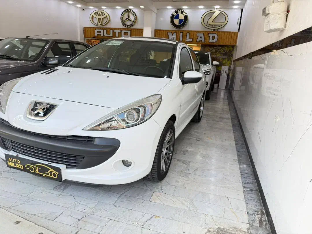 207 دنده پانا 1400سفید|خودرو سواری و وانت|آمل, |دیوار