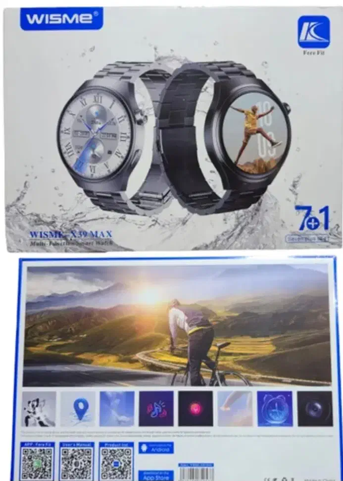 ساعت هوشمند مدل برند WISME مدل X39 MAX|ساعت|تالش, هشتپر|دیوار