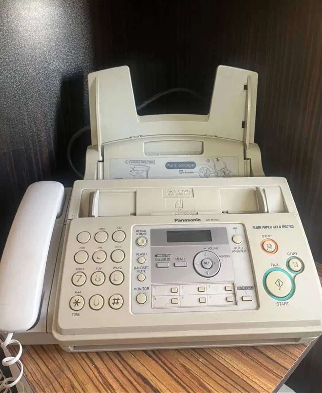 فکس پاناسونیک چندکاره - مدل KxFp701|پرینتر، اسکنر، کپی، فکس|شیراز, معالی‌آباد|دیوار