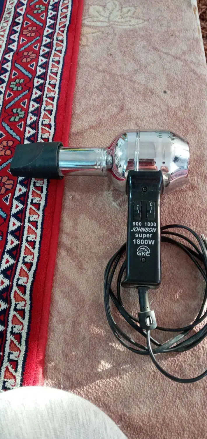 سشوار جانسون اصل ایتالیایی ۱۸۰۰سوپر استیل|آرایشی، بهداشتی، درمانی|شیراز, سعدیه شمالی|دیوار