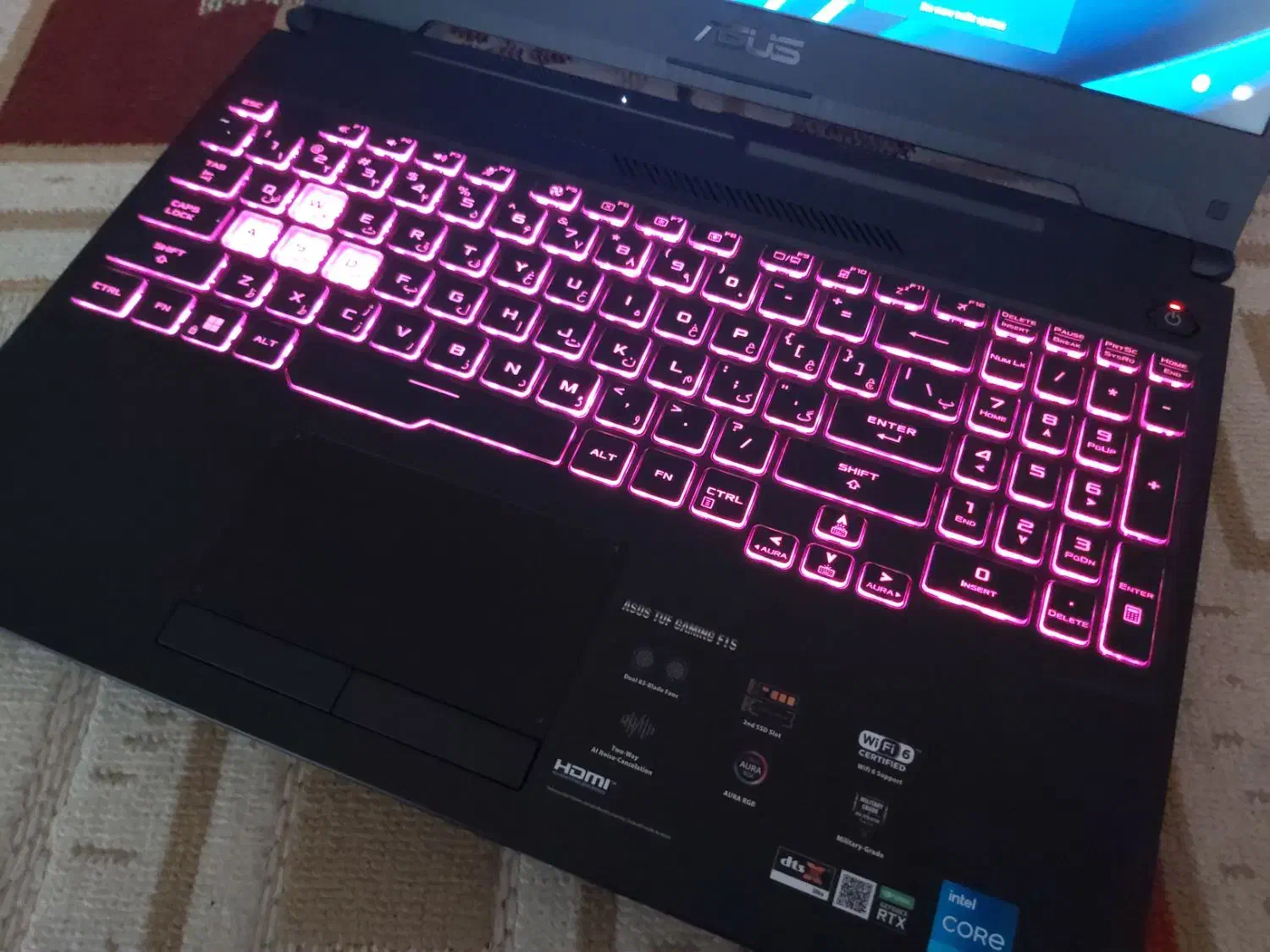 لپ تاپ ایسوس گیمینگ TUF در حد نو|رایانه همراه|کرج, گلشهر|دیوار