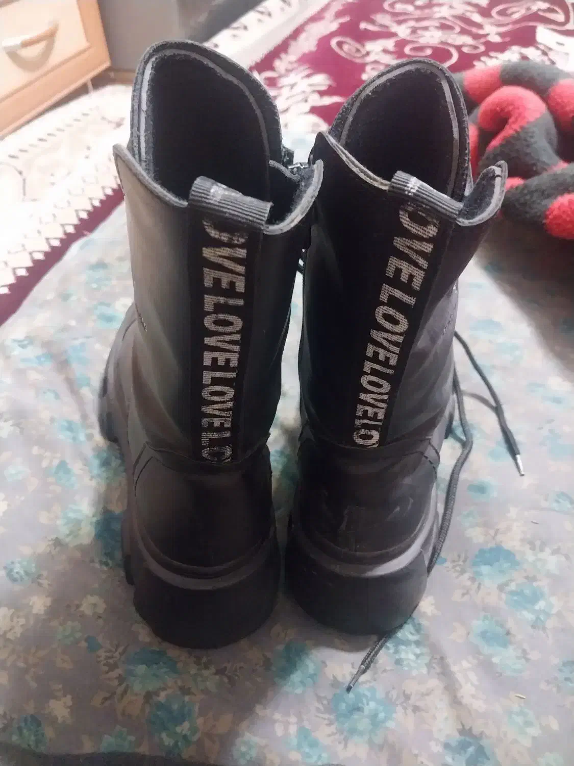 کفش زنانه چکمه ای زیپی و بندی سایز 39|کیف، کفش، کمربند|قم, قم نو|دیوار