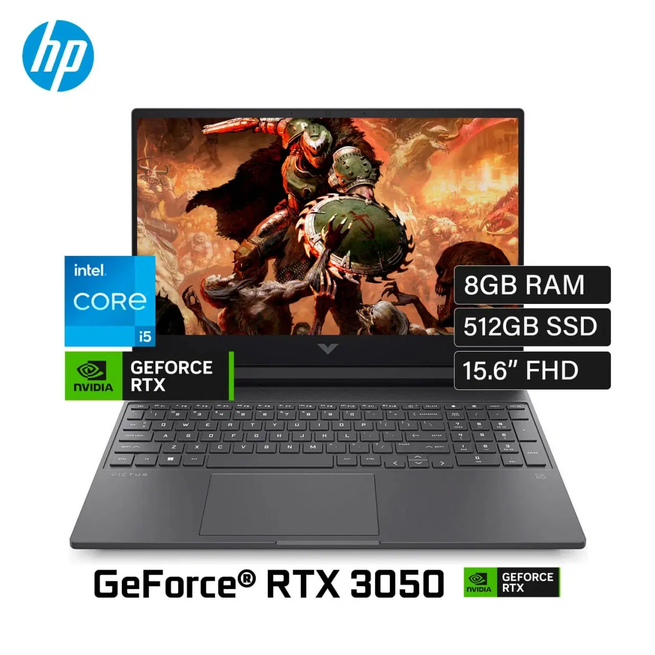 لپ تاپ گیمینگ Hp Victus نسل 13 و RTX3050 6GB|رایانه همراه|بجنورد, |دیوار
