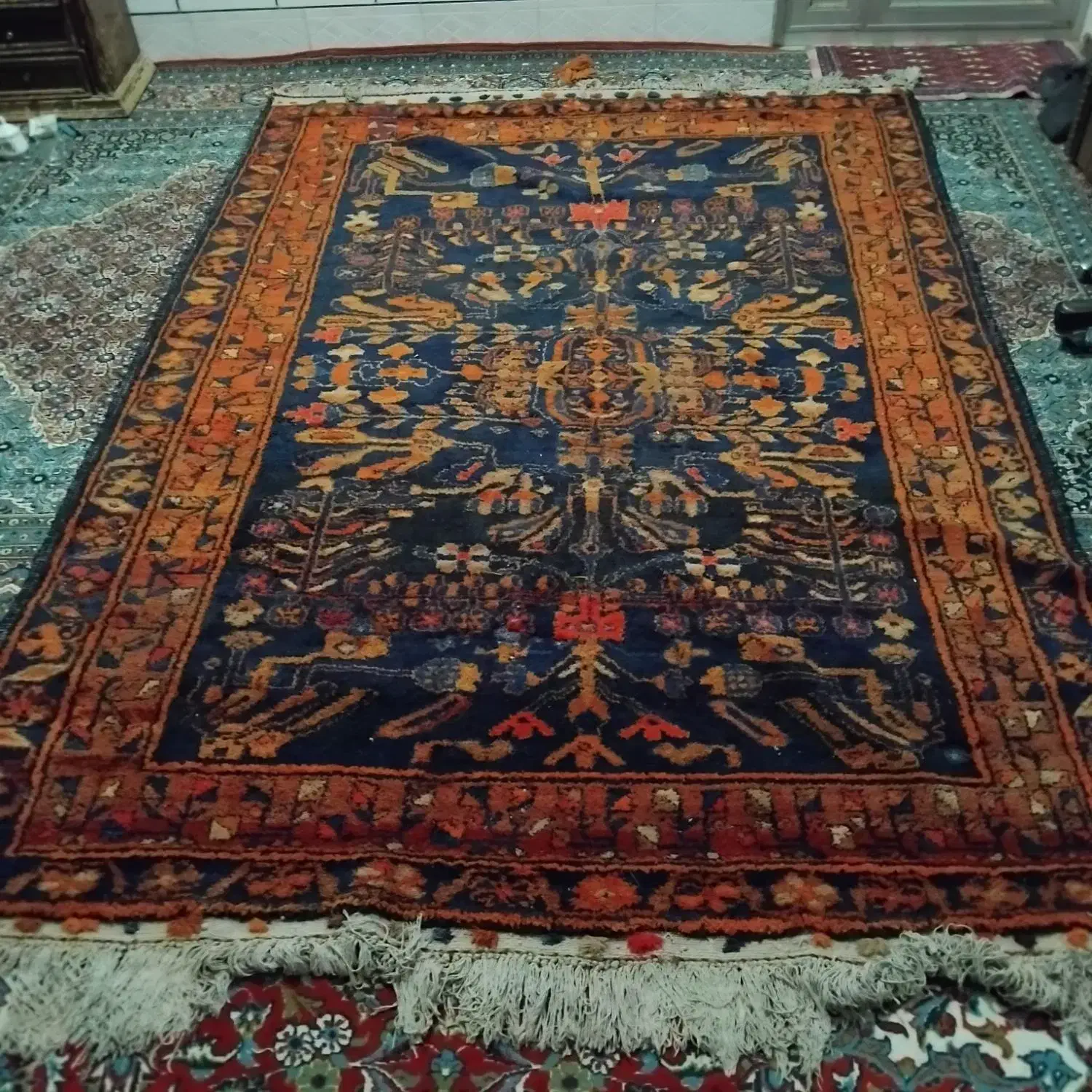 قالی دست بافت|فرش|فریدونشهر, |دیوار