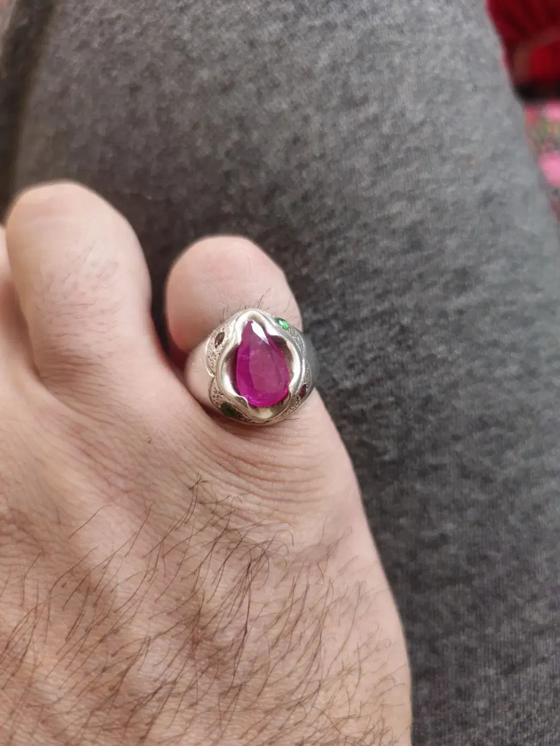 انگشتر یاقوت|جواهرات|ابهر, |دیوار