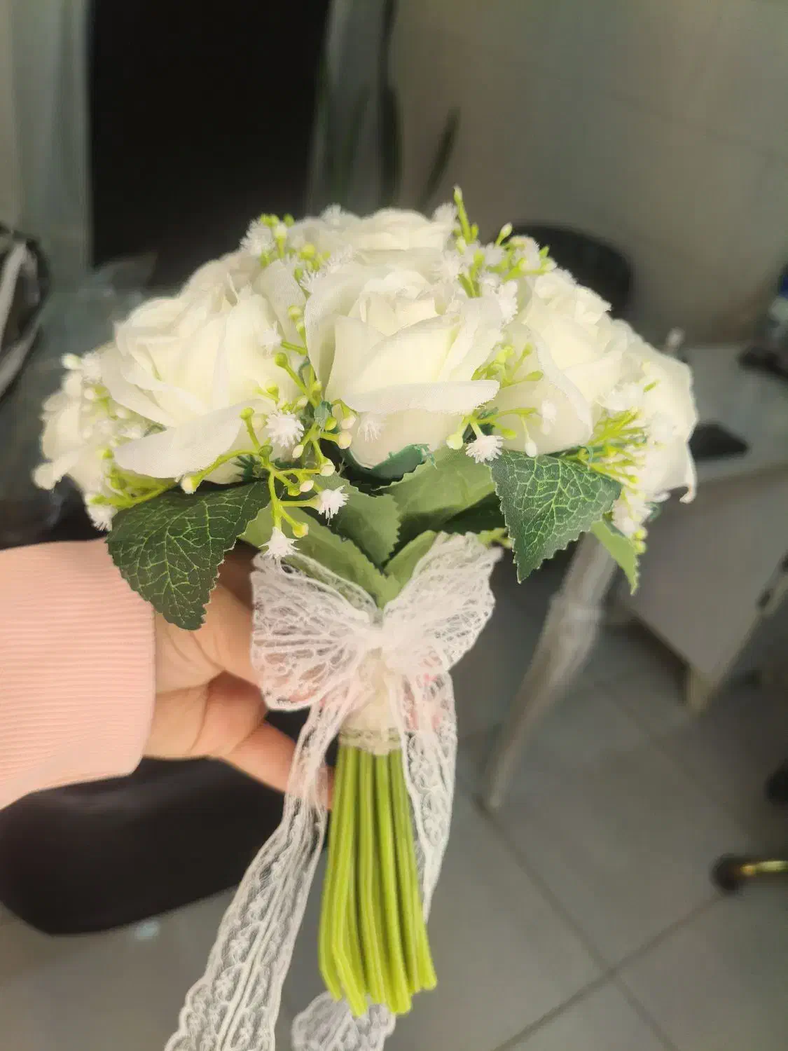 دسته گل عروس|گل مصنوعی|شیراز, شیخ علی چوپان|دیوار