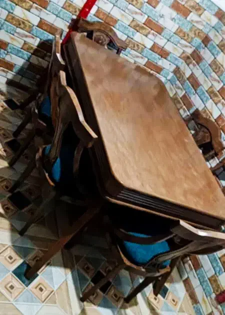 میز غذاخوری 6نفره بسیار شیک|میز و صندلی غذاخوری|گرگان, |دیوار