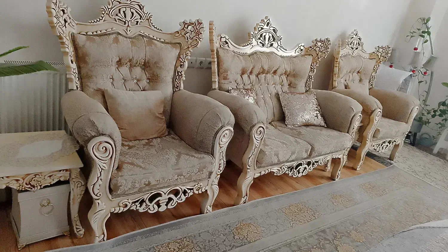 مبل سلطنتی|مبلمان خانگی و میز عسلی|فشاپویه, |دیوار