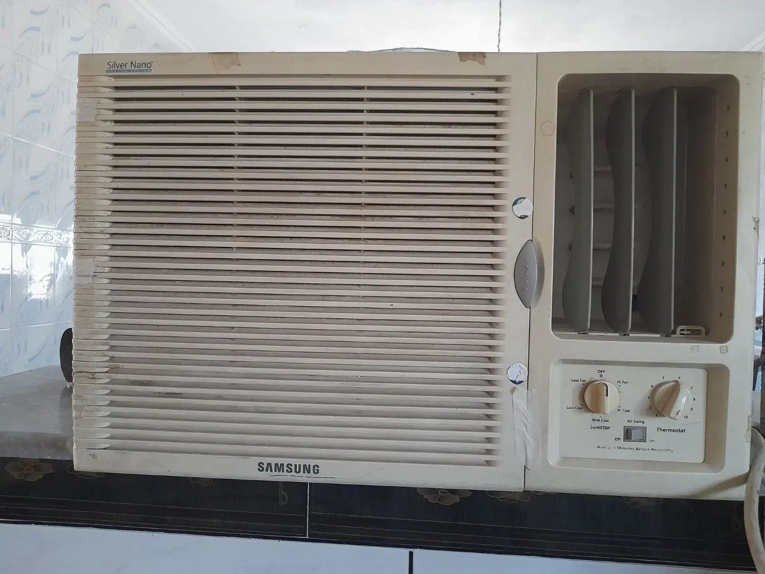 کلاله|کولر گازی و فنکوئل|کلاله, |دیوار