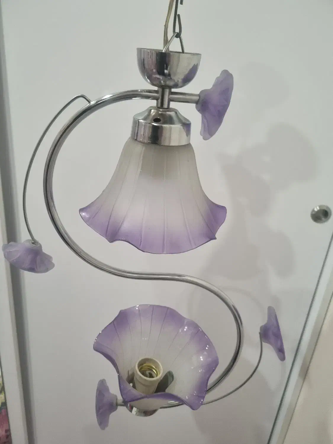 لوستر اتاق خواب یاسی|لوستر و چراغ آویز|تهران, افسریه جنوبی|دیوار