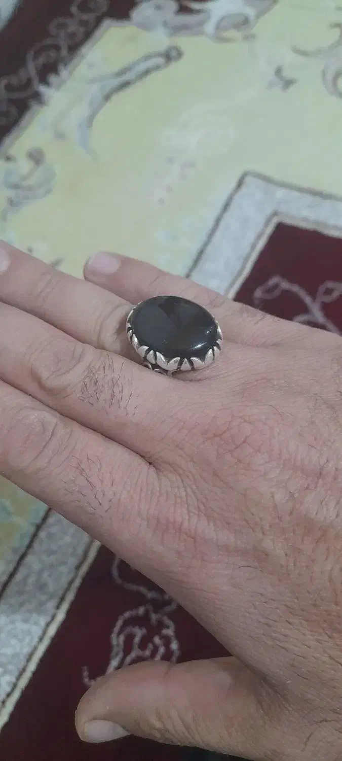 انگشتر عقیق.معاوضه فقط با زبرجد|جواهرات|مهران (ایلام), |دیوار