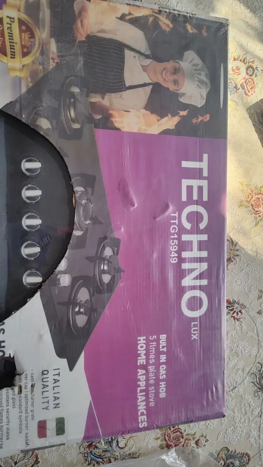 گاز صفحه ای ایرانی تکنو طرح و قطعات ایتالیایی|اجاق گاز و لوازم برقی پخت‌وپز|چمران, |دیوار