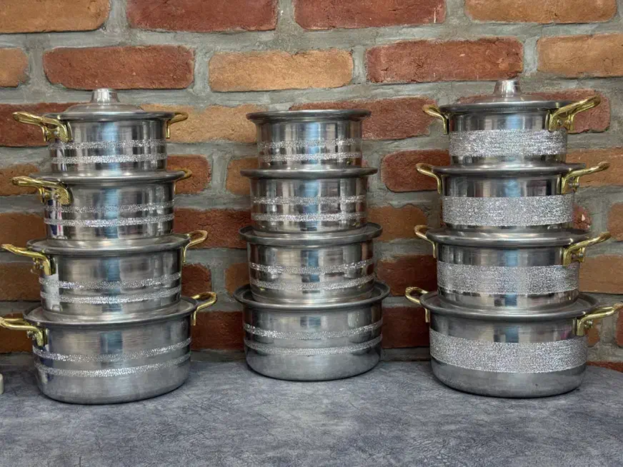 سرویس قابلمه بچه نگین دار|ظروف پختوپز|قم, آرامستان بهشت معصومه|دیوار