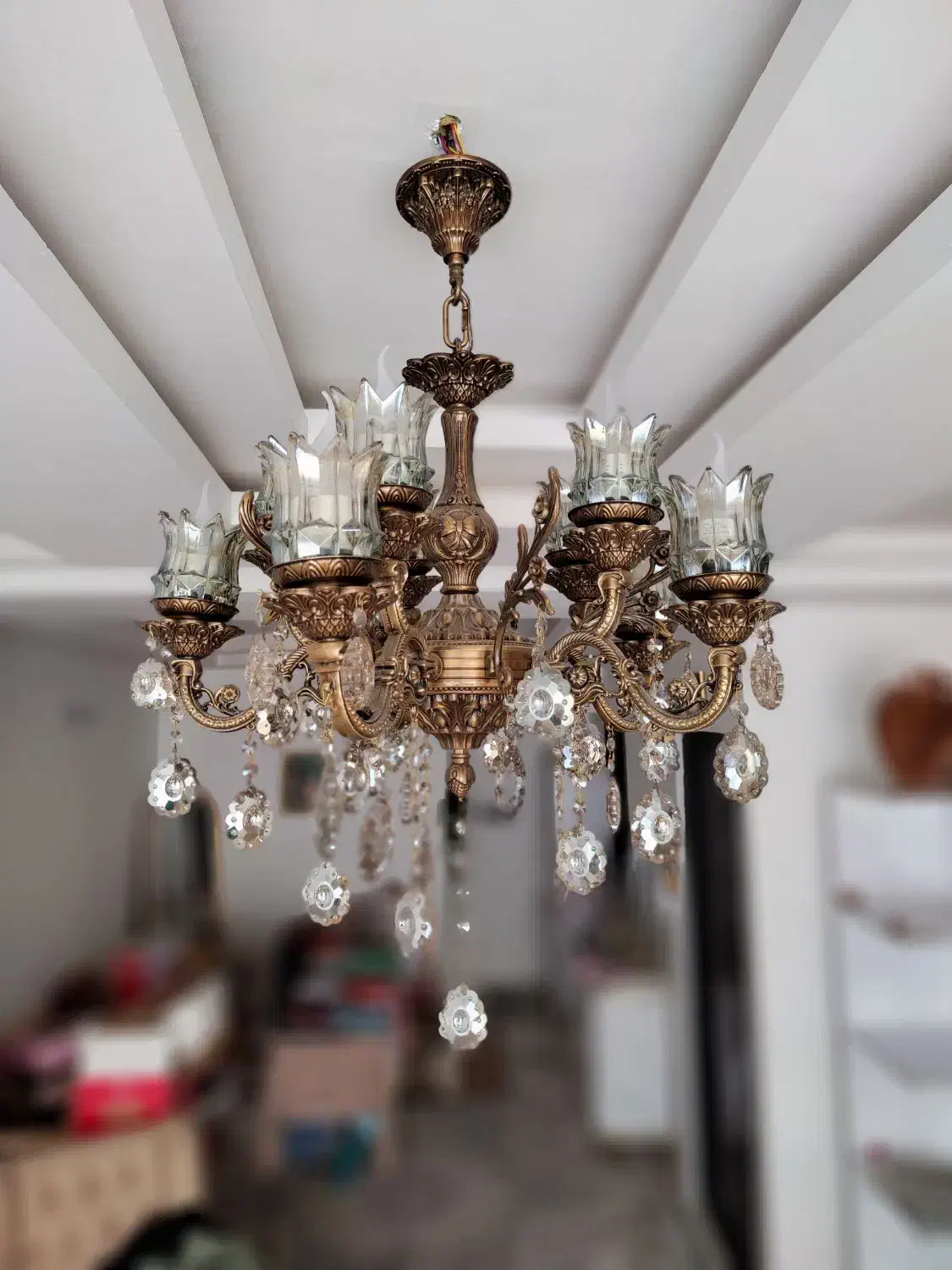 لوستر|لوستر و چراغ آویز|قزوین, |دیوار