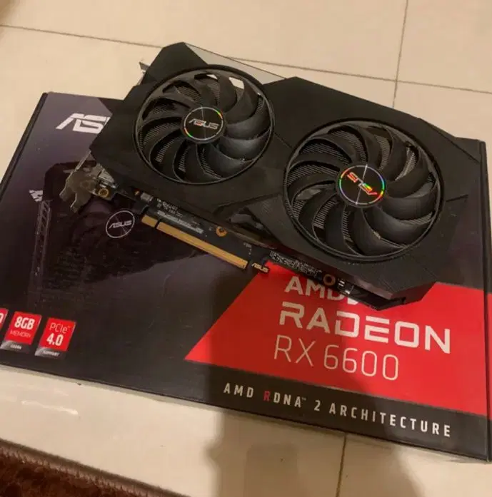 rx 6600 2x|قطعات و لوازم جانبی رایانه|بندر دیر, |دیوار
