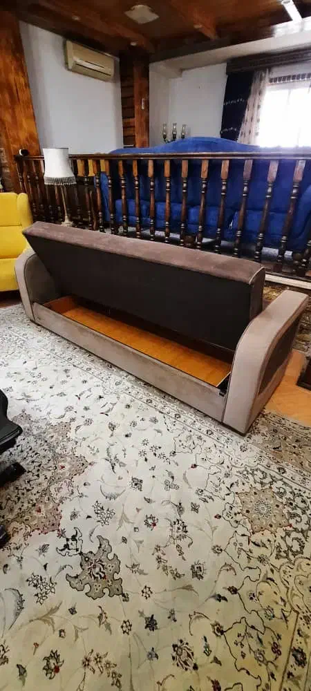 مبل راحتی تختخواب شو ترک مارک هدف باکس دار|مبلمان خانگی و میز عسلی|نوشهر, |دیوار