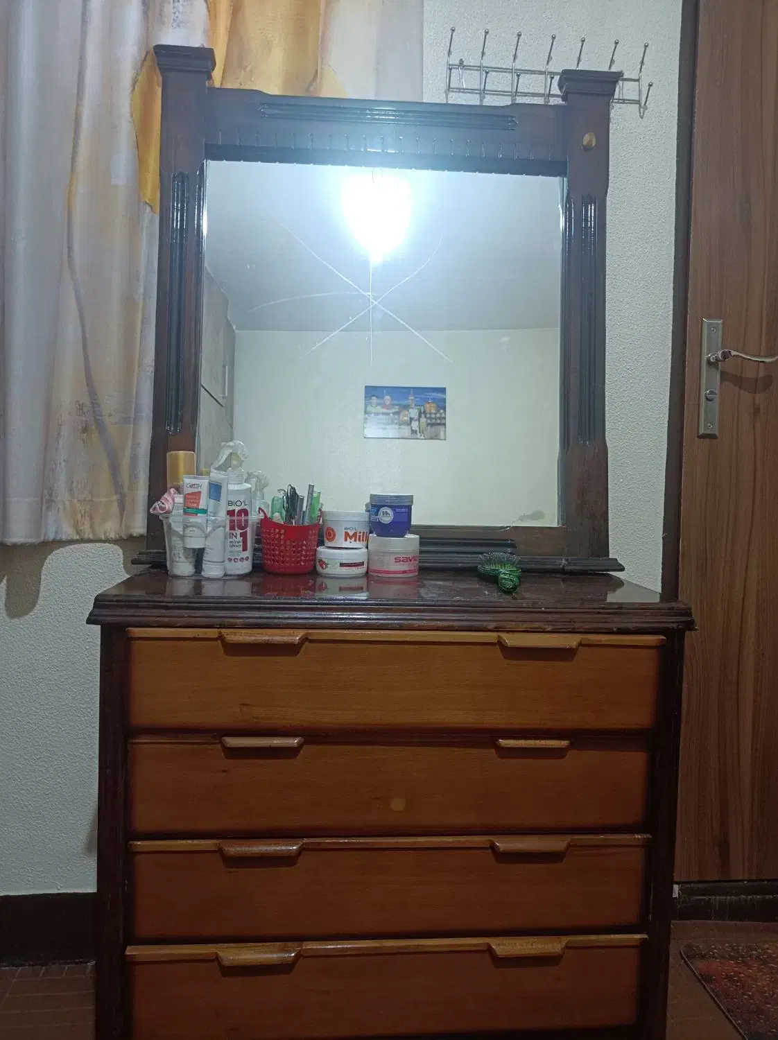 دراوروآینه وپایه گل|جاکفشی، کمد، دراور|شاهین‌شهر, فیض|دیوار