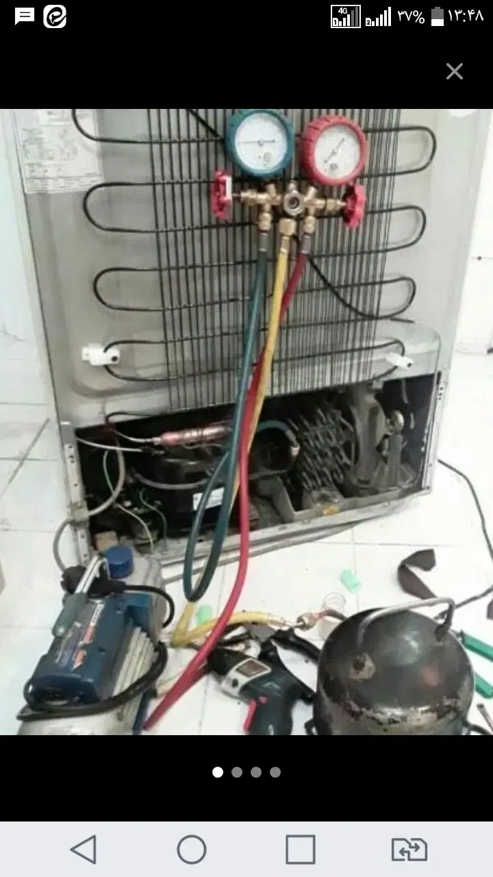 تعمیرات یخچال سازی ساید خانگی  کولرگازی ابسردکن|خدمات پیشه و مهارت|قم, زنبیل آباد|دیوار