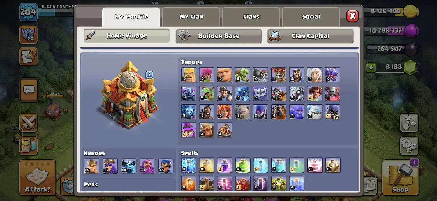 اکانت کلش آف کلنز|کنسول، بازی ویدئویی و آنلاین|ری, صفاییه (چشمه علی)|دیوار