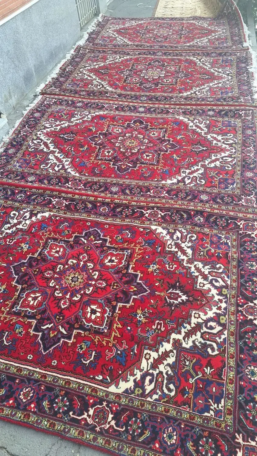 چهار عدد فرش ۶متری|فرش|تبریز, |دیوار