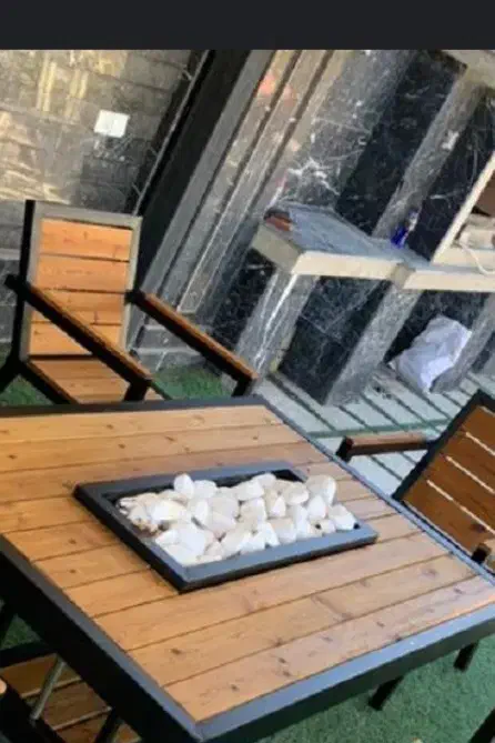 میز و صندلی همراه با آتیش کده|کافیشاپ و رستوران|هشتگرد, فاز ۱ مهستان|دیوار