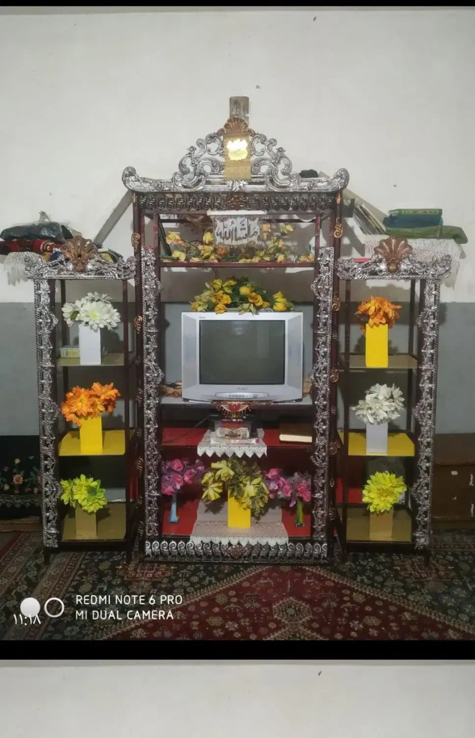 کمد تلویزیون آهنی مدل سلطنتی سه تیکه|میز تلویزیون|میرجاوه, |دیوار