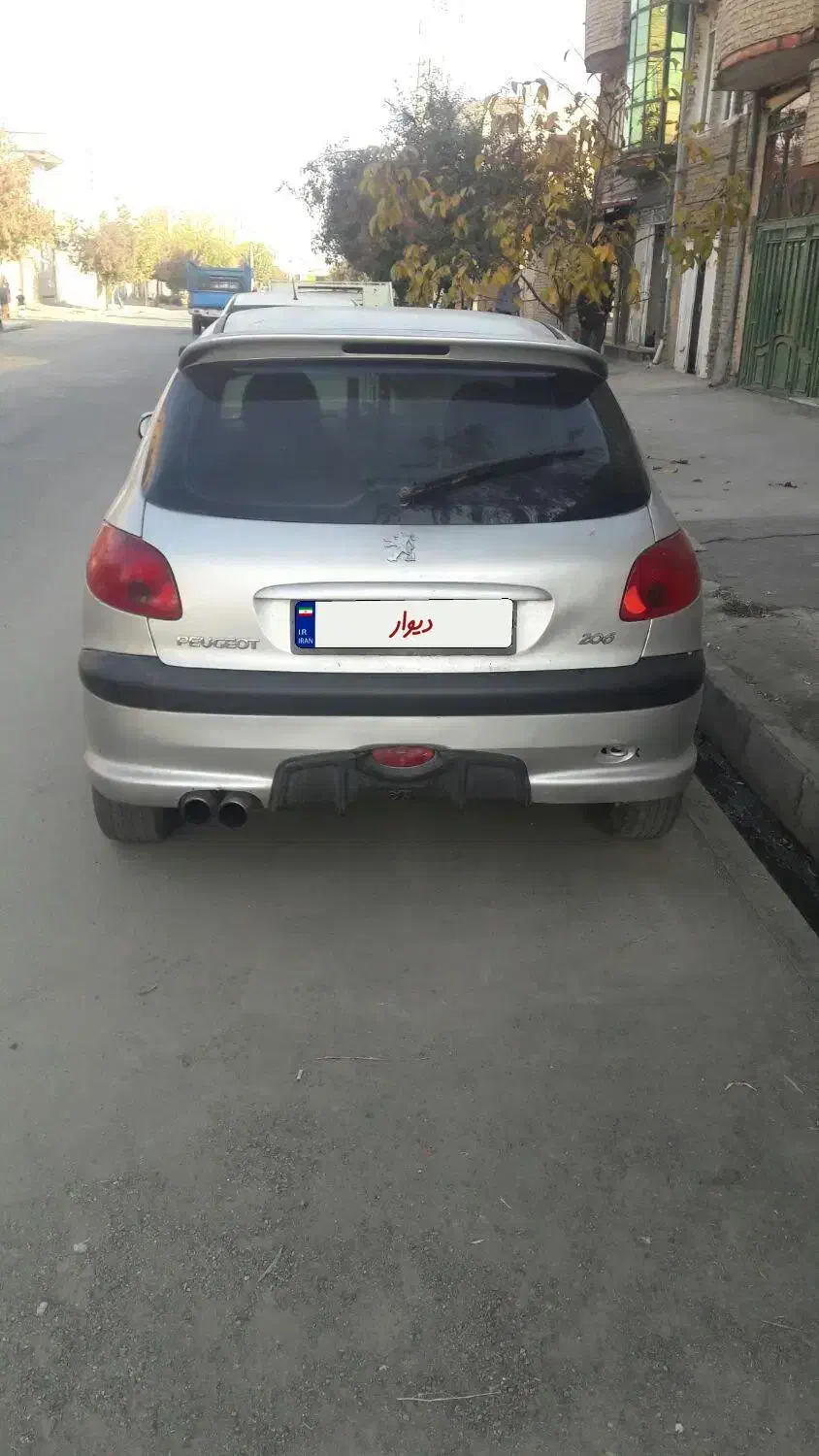 ۲۰۶تیپ ۳ رنگ نقره ای|خودرو سواری و وانت|سلماس, |دیوار