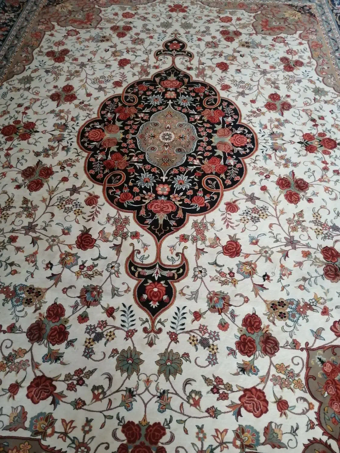 فرش طرح تکاب کویر یزد چهارتخته  ۱۲متری نونو|فرش|زنجان, |دیوار