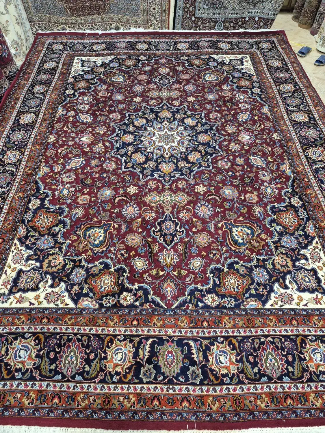 فرش دستباف ۱ جفت ۱۲ متری. گالری فرش ایران|فرش|مشهد, حجت|دیوار