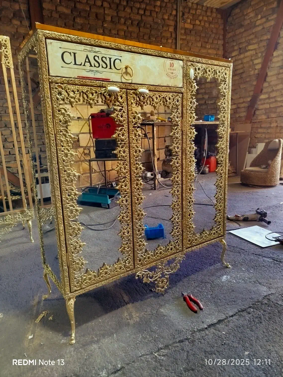 جا کفشی سه در سایز بزرگ سفارشی تولیدی برنز|جاکفشی، کمد، دراور|کوهدشت, |دیوار