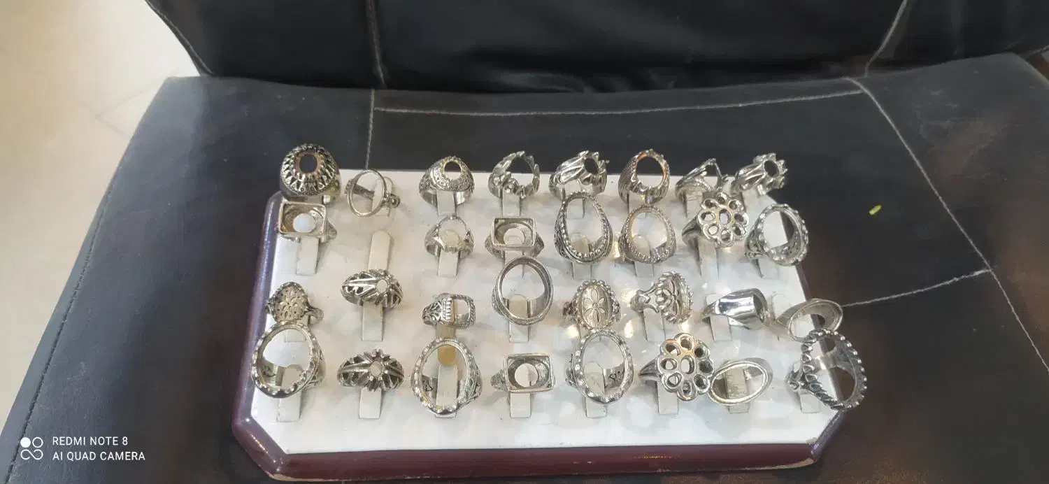 رکاب نقره روسی قابل سایز شدن و رنگ ثابت می باشد|زیورآلات و اکسسوری|مشهد, سجاد شهر|دیوار