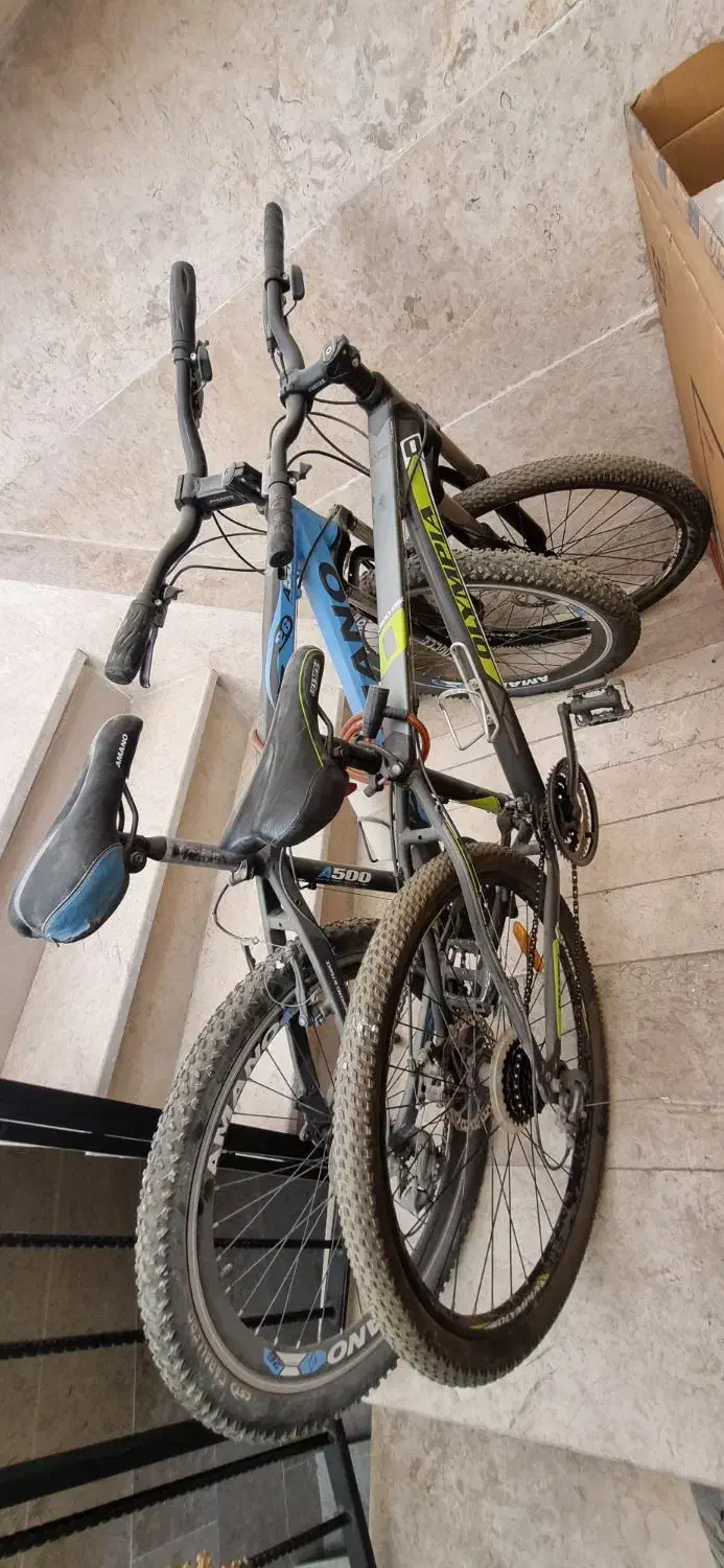 دو عدد دوچرخه ۲۶ المپیا و آمانو در حد نو|دوچرخه، اسکیت، اسکوتر|کرج, حاجی آباد|دیوار