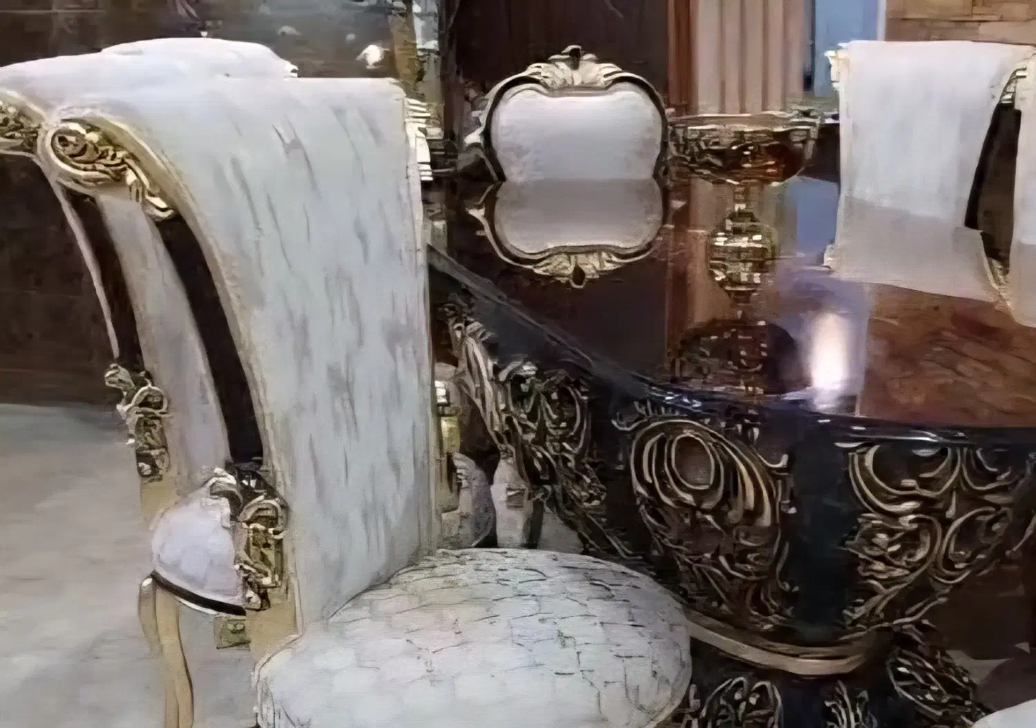 میز غذاخوری نو و شیک همراه با صندلی|میز و صندلی غذاخوری|خرمشهر, |دیوار