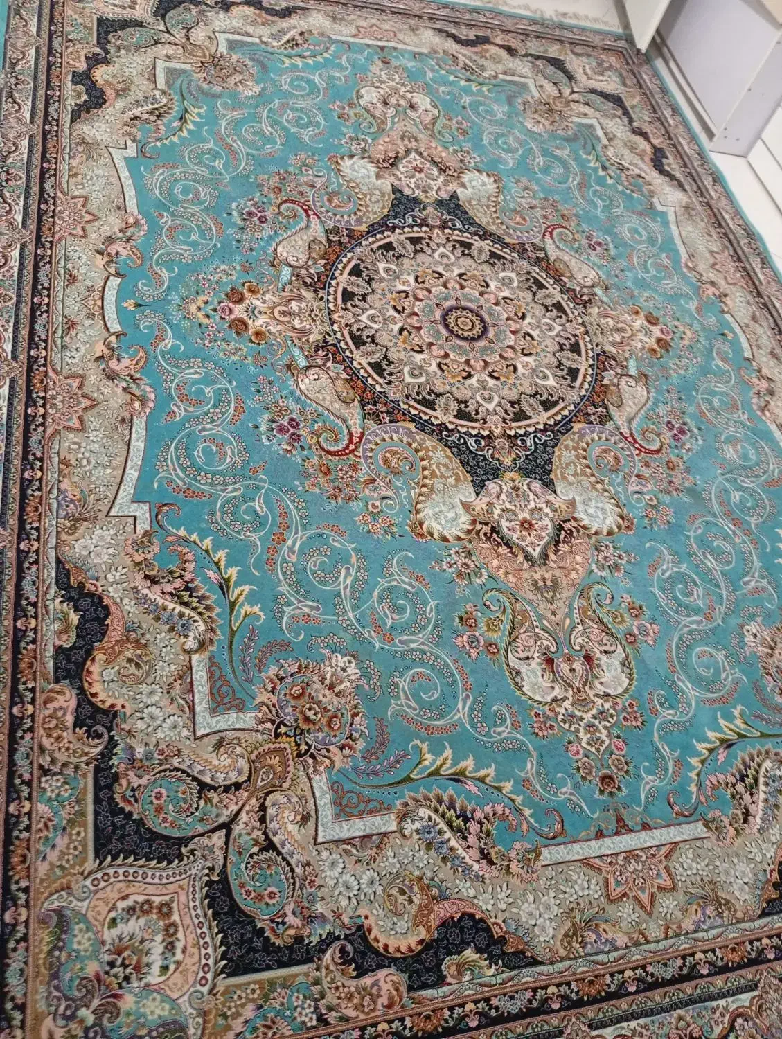 دوعدد فرش ۹متری|فرش|رودهن, |دیوار